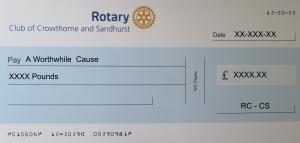 Rotary Club of Crowthorne and Sandhurst Donations